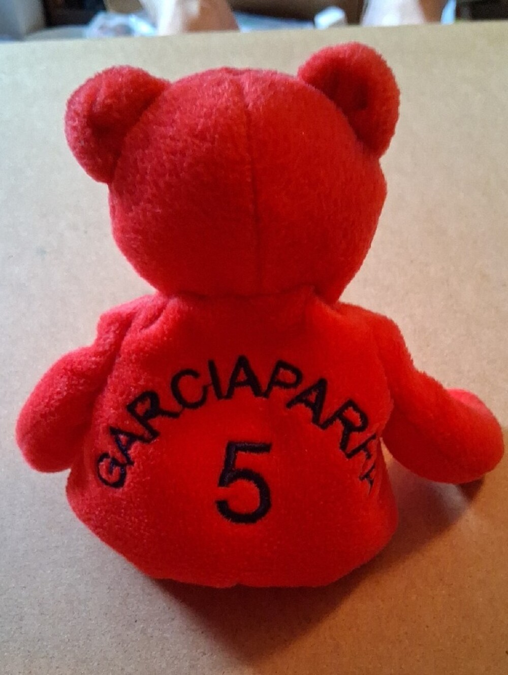 Garciaparra Red Teddy Bear - Soft Collectible Stuffed Animal